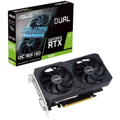 بطاقة الرسوميات ASUS Dual GeForce RTX 3050 V2 OC Edition 8GB GDDR6