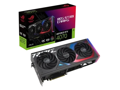 ASUS ROG Strix GeForce RTX 4070 OC Edition Gaming Graphics Card (PCIe 4.0, 12GB GDDR6X
