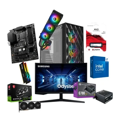 أفضل جهاز كمبيوتر للألعاب مُصمم خصيصًا بمعالج Core i7-14700K وبطاقة RTX 4070 Ti Super