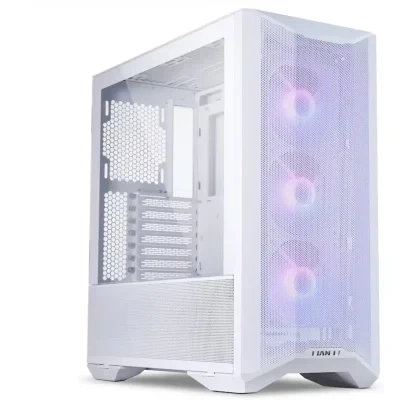 LIAN LI LANCOOL II MESH C HIGH AIRFLOW MESH FRONT PANEL ARGB 3 PWM FANS USB TYPE-C ( WHITE)