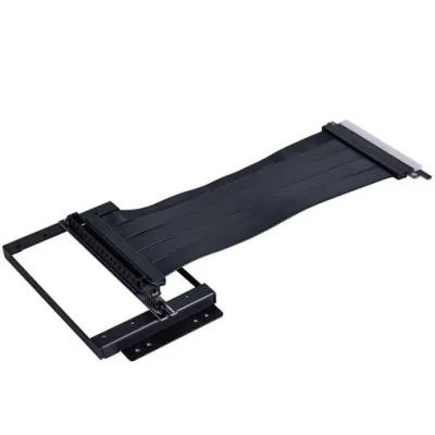 مجموعة حامل وحدة معالجة الرسوميات العمودية LIAN LI O11D-1 PCI-E 4.0 بطول 200 مم و4 فتحات توسعة