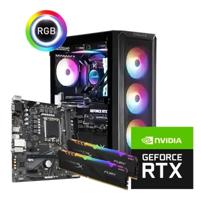 كمبيوتر ألعاب INTEL CORE I7-12700KF // RTX 4070 SUPER 12GB // 32GB RAM DDR5 – تصميم مخصص