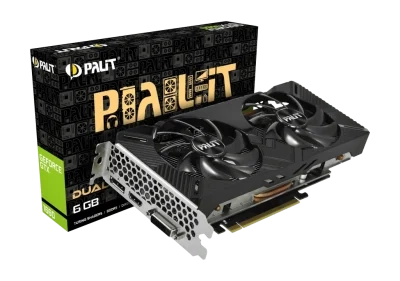 A PALIT GeForce GTX 1660 Super Gaming Pro OC 6GB Graphics Card