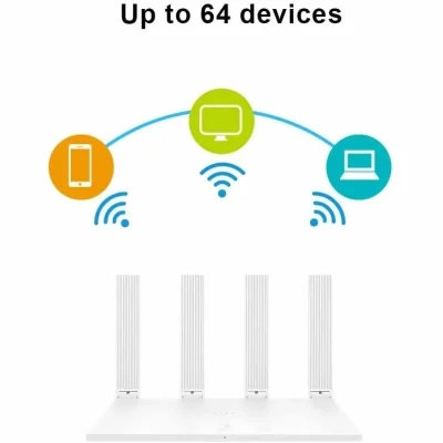 جهاز توجيه HUAWEI WS5200 V2 AC1200 ثنائي النطاق Gigabit Wi-Fi طويل المدى