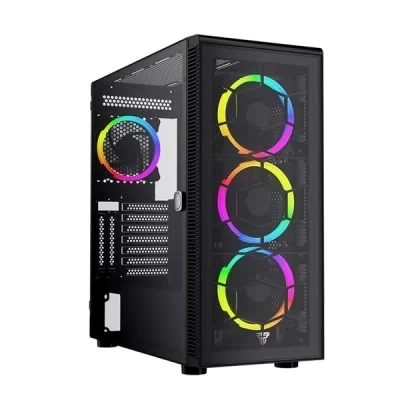 علبة Fantech HEXA CG82 RGB متوسطة الحجم