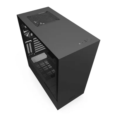 NZXT H510i MATTE BLACK Tempered Glass addressable LED strip Gaming Case  BLACK or RED