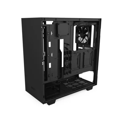 NZXT H510i MATTE BLACK Tempered Glass addressable LED strip Gaming Case  BLACK or RED