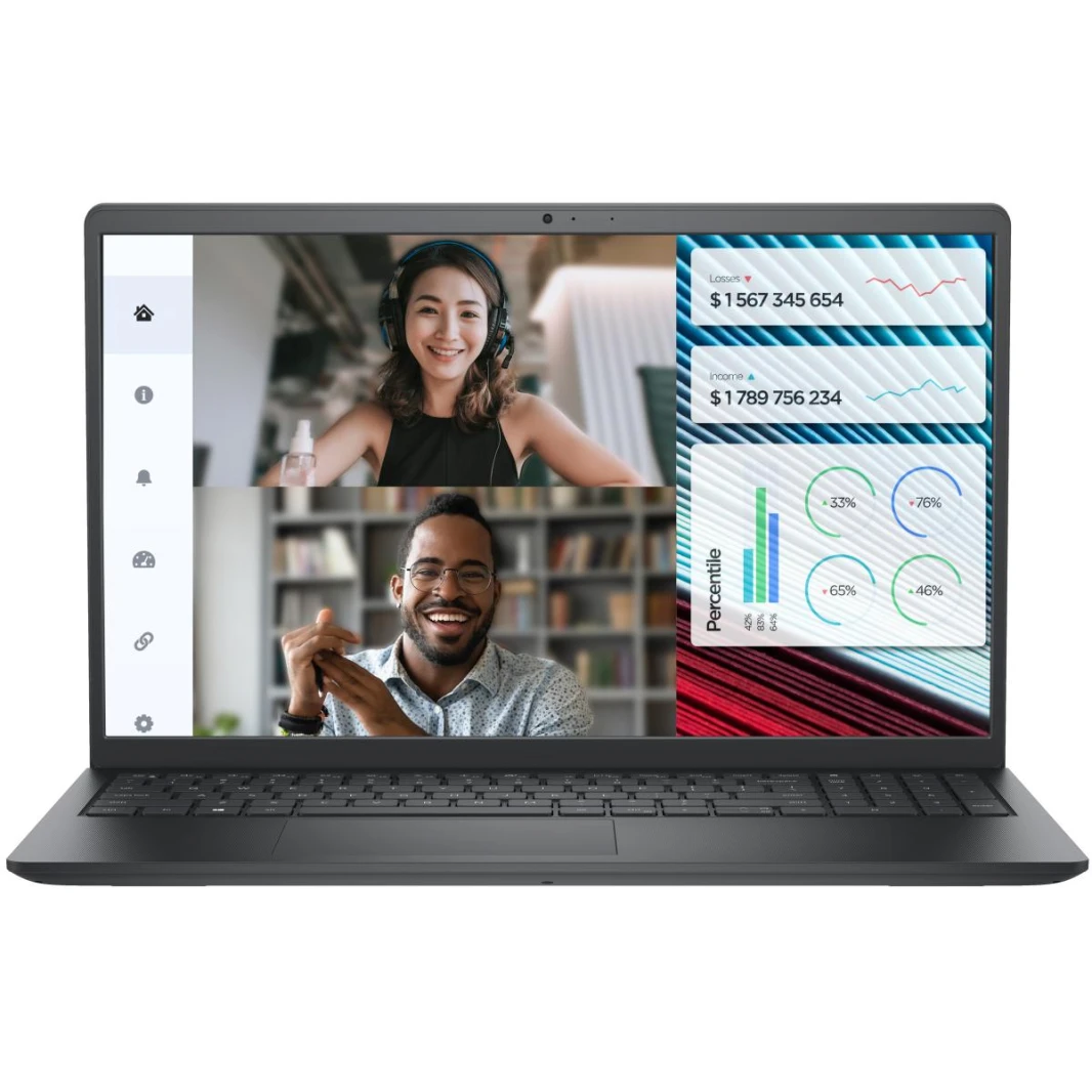 Dell Vostro 3520 Intel Core i7، الجيل الثاني عشر، حتى 4.7 جيجاهرتز، 8 جيجابايت DDR4، 512 جيجابايت M.2 SSD، شاشة FHD 120 هرتز مقاس 15.6 بوصة