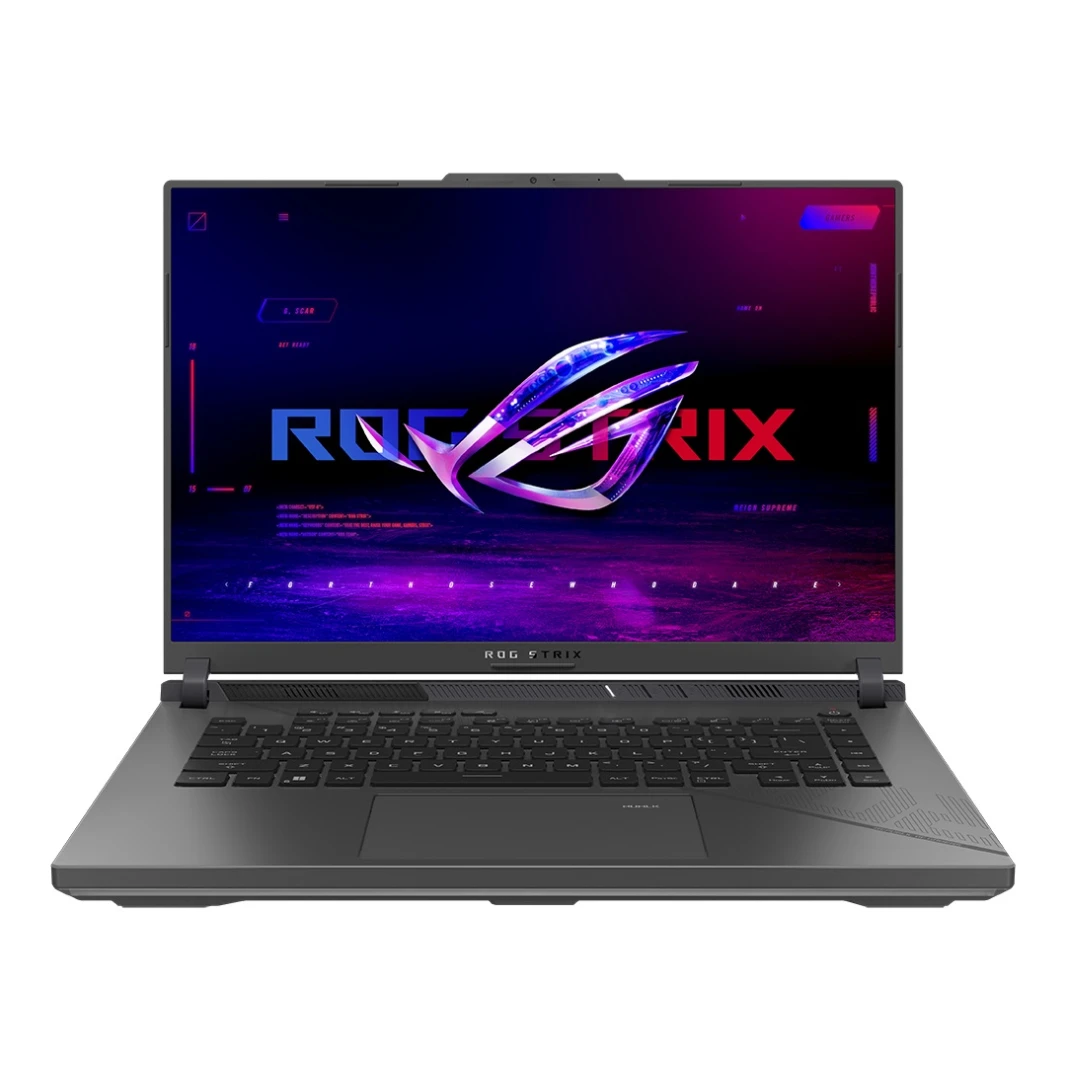 كمبيوتر محمول للألعاب ASUS ROG Strix G16 - Intel Core i7-13650HX، NVIDIA GeForce RTX 4050، 6 جيجابايت GDDR6، 16 جيجابايت DDR5، 16 بوصة FHD+ 165Hz، Eclipse Grey مع ماوس ROG Impact Gaming وحقيبة ظهر