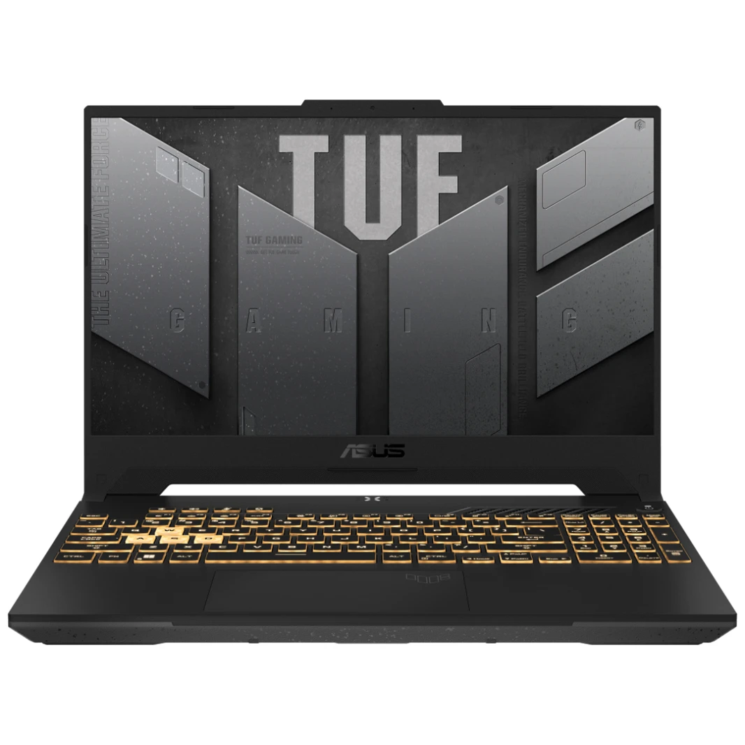 لاب توب ASUS TUF Gaming F15 FX507ZV4 - معالج Intel Core i7-12700H من الجيل الثاني، Nvidia GeForce RTX 3050، ذاكرة GDDR6 سعة 4 جيجابايت، شاشة FHD مقاس 15.6 بوصة بمعدل تحديث 144 هرتز، رمادي ميكا، موديل 