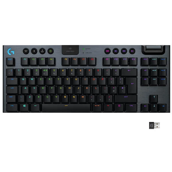لوحة مفاتيح الألعاب الميكانيكية Logitech G915 TKL TENKEYLESS LIGHTSPEED اللاسلكية RGB