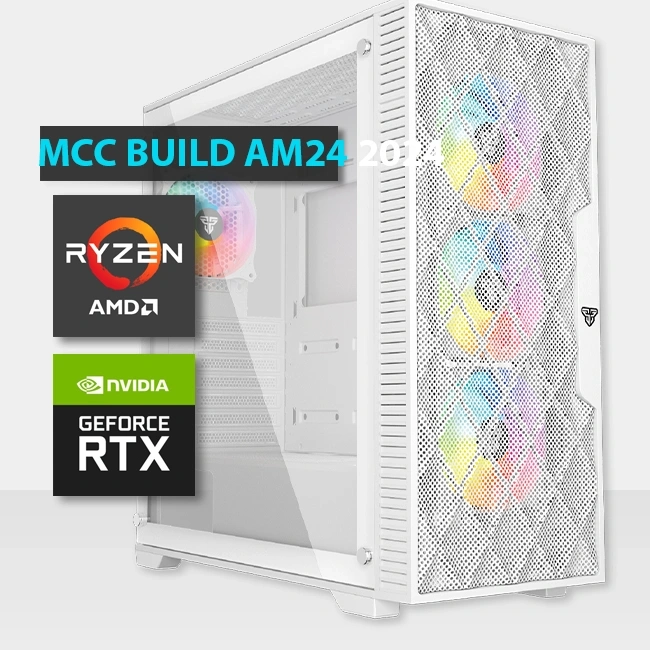 MCC AM24-24 - MIDAS Gaming PC Build || AMD Ryzen 7 8700G 8-Core - بطاقة رسوميات GIGABYTE GEFORCE RTX 4070 SUPER EAGLE OC 12GB