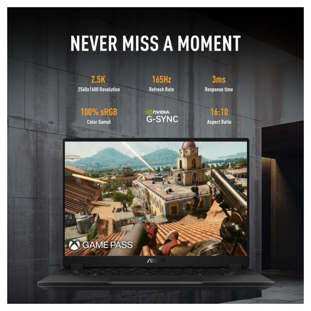 ASUS TUF Gaming A14 Laptop - AMD Ryzen AI 9 HX 370, RTX 4050, 14" 2.5K 165Hz Display, Windows 11 Home, TUF Backpack Included
