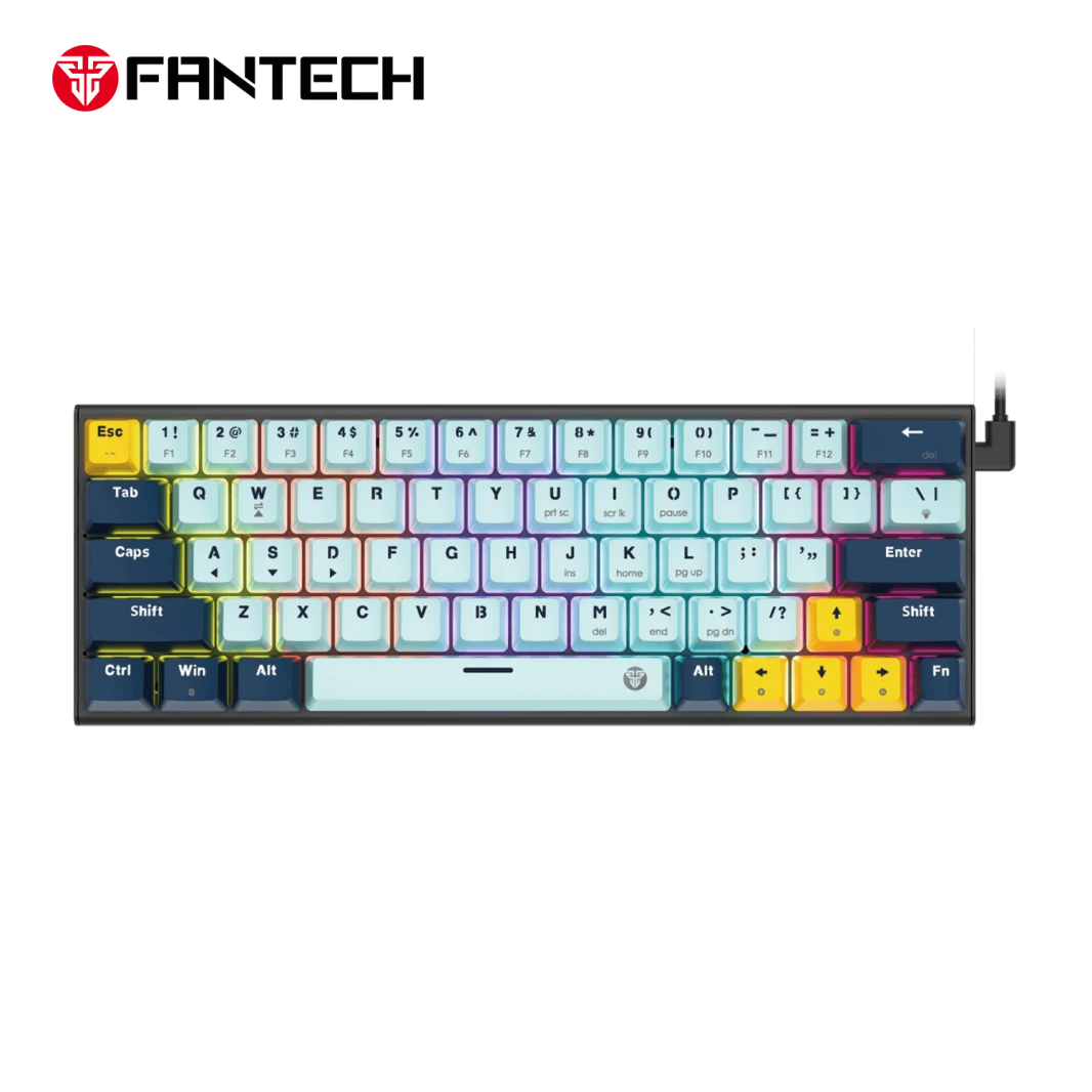 FANTECH ATOM63 MK874V2 MECHANICAL GAMING KEYBOARD – MIZU SERIES SKY BLUE