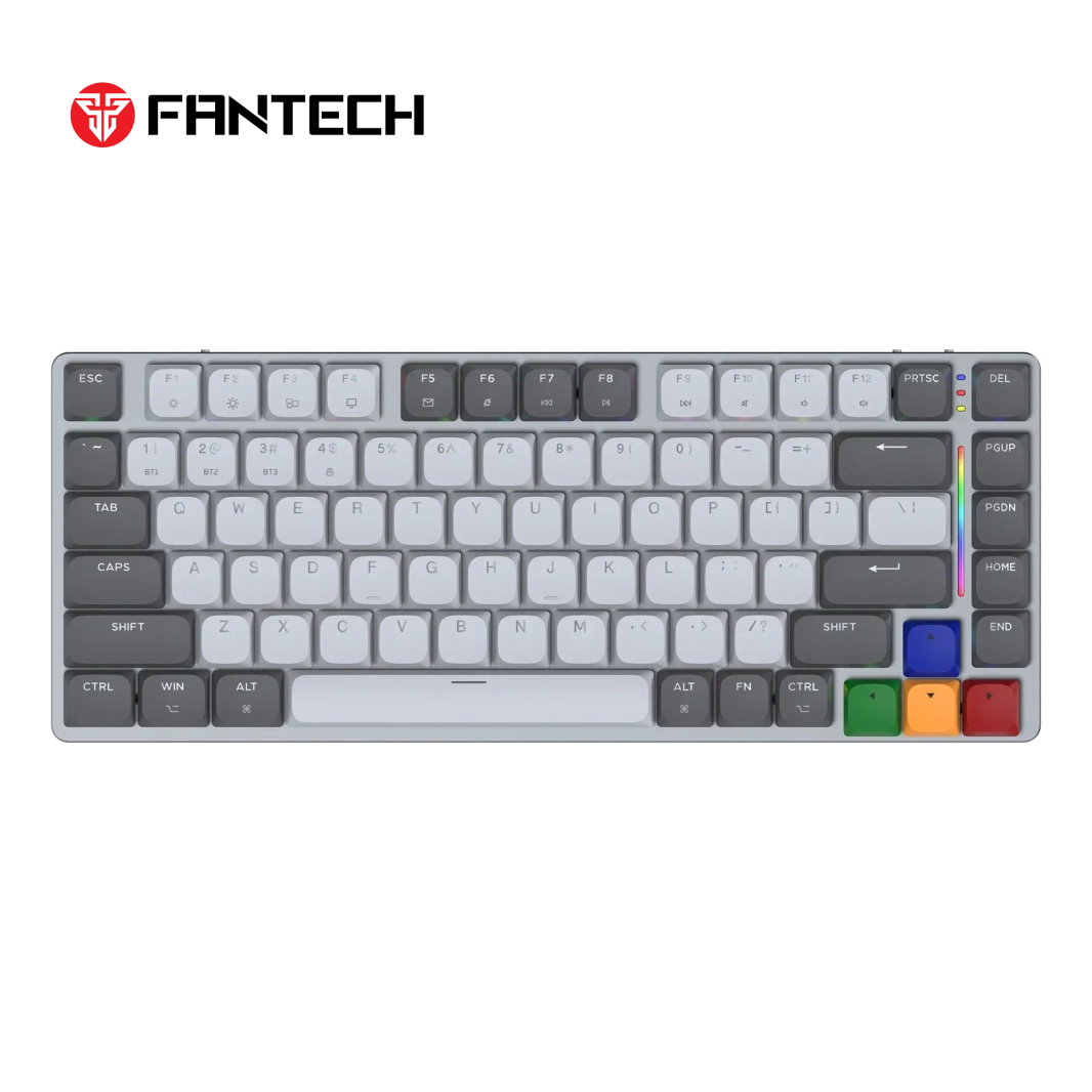 FANTECH SUPER MAXFIT AIR83 MK915 75% LOW PROFILE WIRELESS MECHANICAL KEYBOARD - 3 Connection Mode