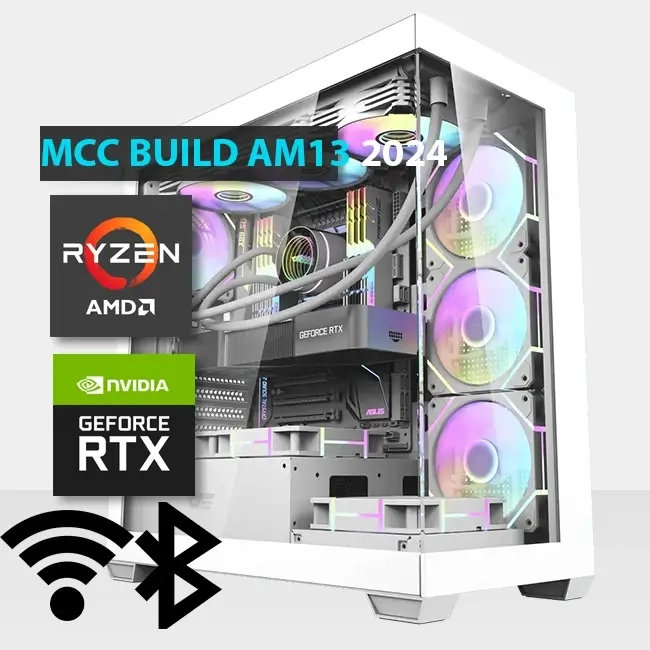 MCC AM13-24 - MIDAS Gaming PC Build || AMD Ryzen 9 7950X3D 16-core - GIGABYTE RTX 4070 SUPER 12GB Graphics Card