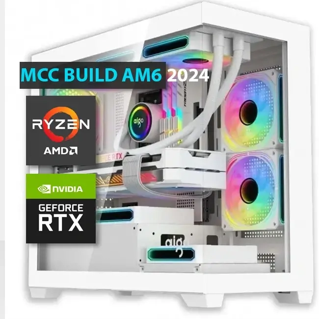 MCC AM6-24 - MIDAS Gaming PC Build || AMD Ryzen 5 7600X 6-core - GIGABYTE RTX 4060 Ti EAGLE OC 8G