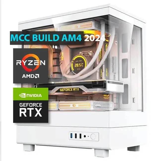 MCC AM4-24 - MIDAS Gaming PC Build || AMD Ryzen 5 5600X 6-core - GIGABYTE RTX 4060 EAGLE OC ICE 8GB