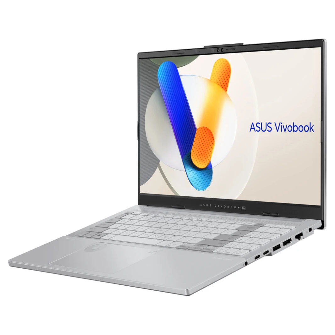 ASUS Vivobook Pro 15 OLED Laptop - AI Ready, 15.6" 3K 120Hz OLED, Intel Core Ultra 7 155H, NVIDIA GeForce RTX 4060, 1TB SSD, Windows 11 Home, Cool Silver