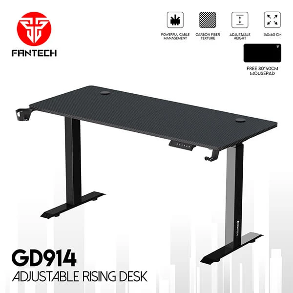 مكتب قابل للتعديل من FANTECH GD914 - أسود