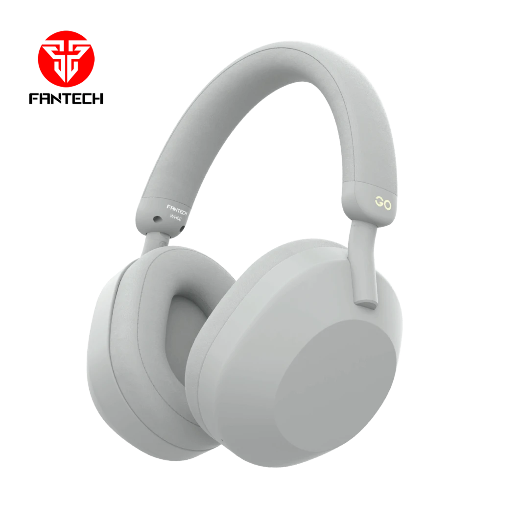 FANTECH GO TUNE WH06 WIRELESS HEADPHONE - DUAL CONNECTION - GREY