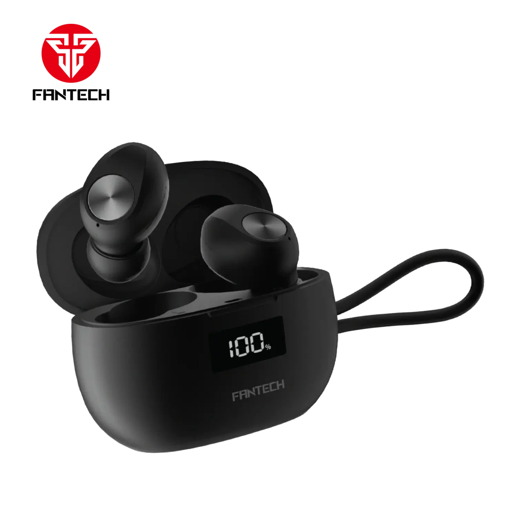 سماعات أذن FANTECH WAVE 14 TW14 اللاسلكية الحقيقية - سوداء