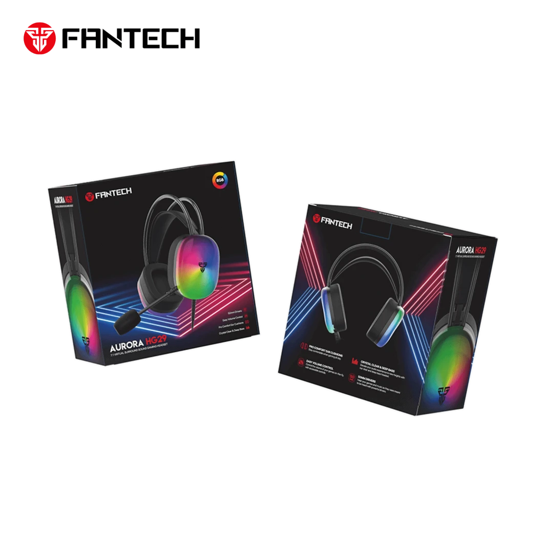 سماعة الألعاب FANTECH AURORA HG29 7.1 ذات الصوت المحيطي