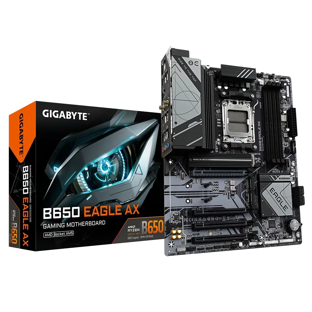 اللوحة الأم GIGABYTE B650 EAGLE AX DDR5 - لـ AMD