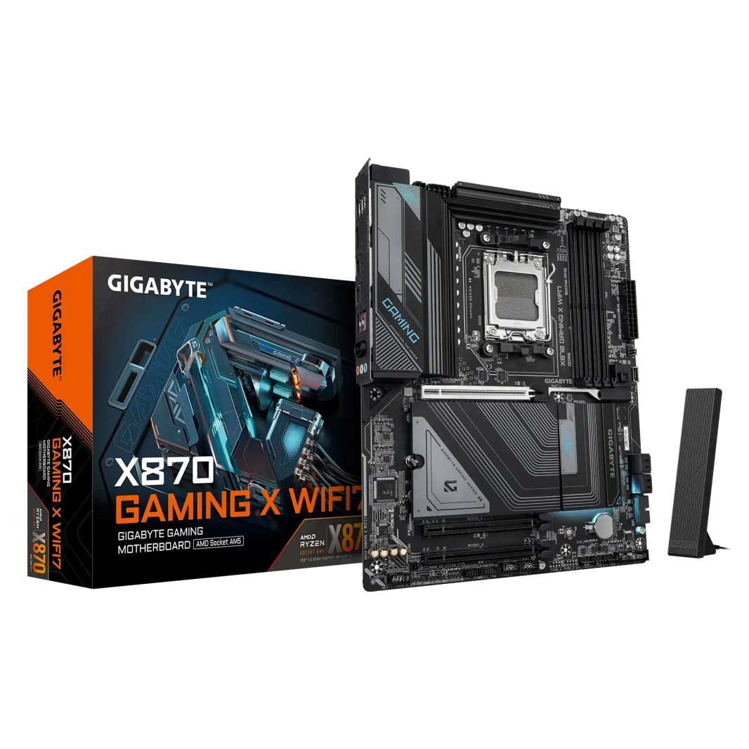 GIGABYTE X870 GAMING X WIFI7 & BLUETOOTH DDR5 MOTHERBOARD - for AMD