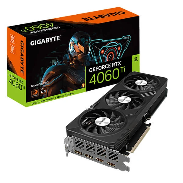 بطاقة رسوميات GIGABYTE GeForce RTX 4060 Ti GAMING OC 8G