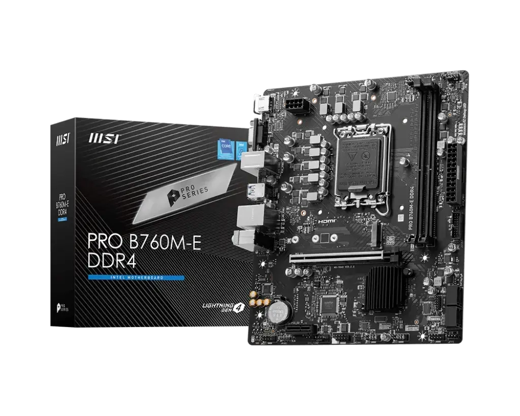 MSI PRO B760M-E DDR4 Motherboard