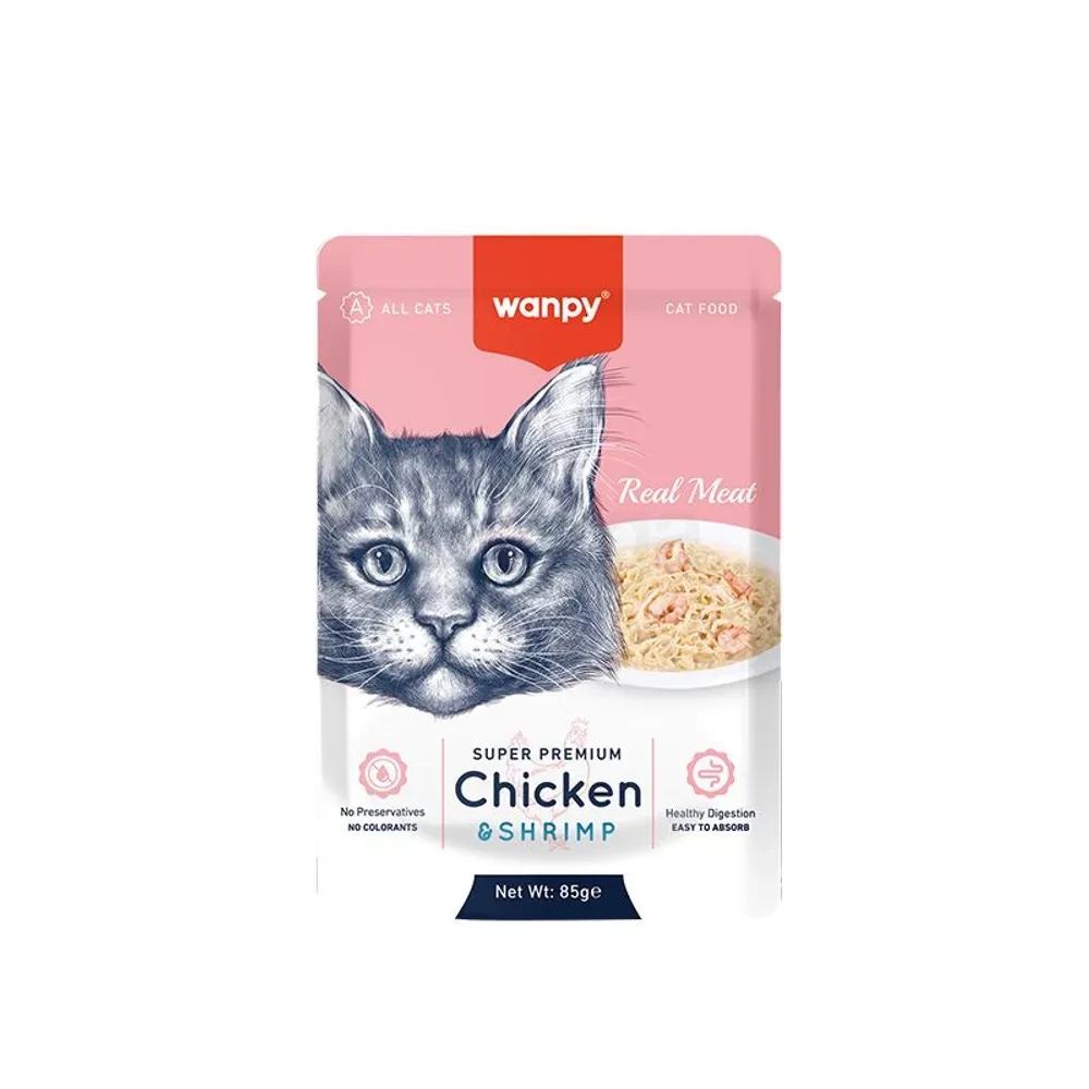 Wanpy Pouch Chicken & Vegetables (Jelly) 100g