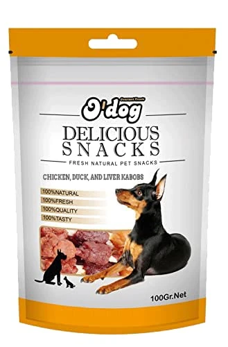 o'dog 100g chicken duck liver kabobs