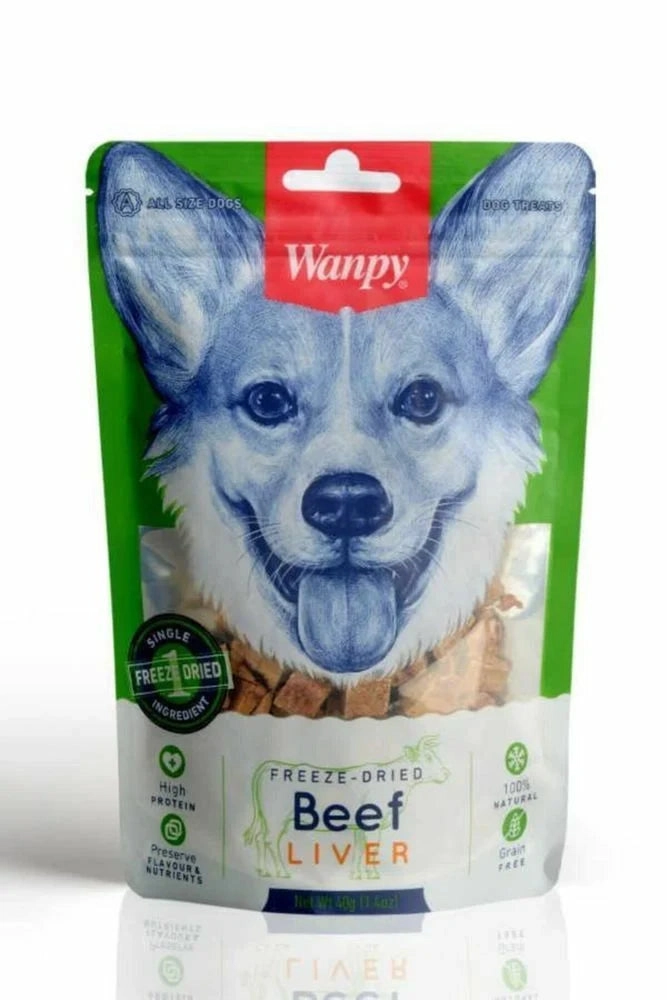 Wanpy Freeze Dried Beef Liver 40 Gm