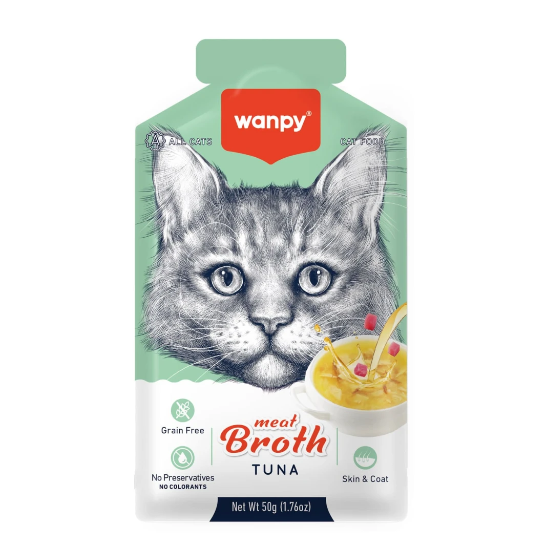Wanpy Meat broth - Tuna & Salmon 50g