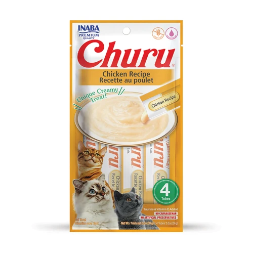 INABA CHURU Chicken Recipe 4 tubes