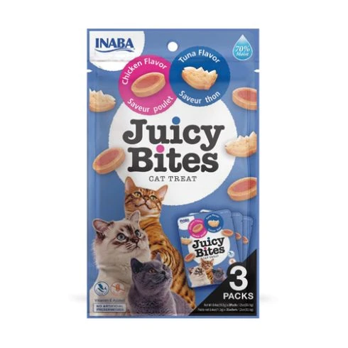 INABA JUICY BITES Chicken and Tuna Flavors