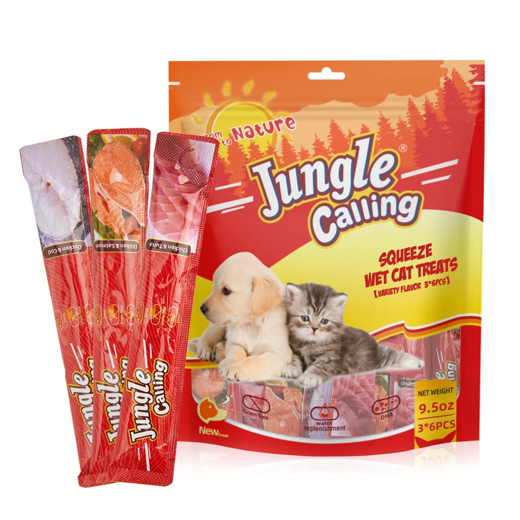 Jungle treat creamy 9 tubes 3 flavor