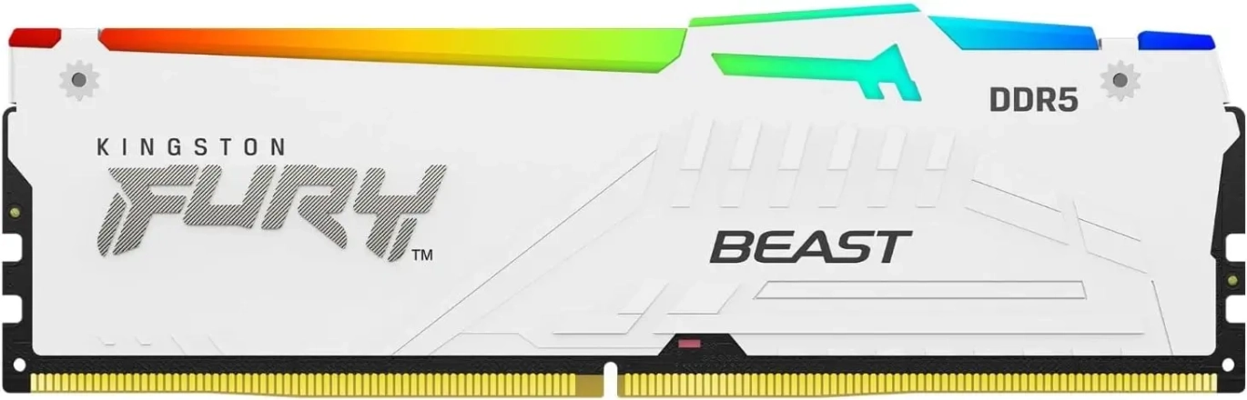 KINGSTON FURY BEAST 32GB 6000MHz DDR5 RAM - WHITE