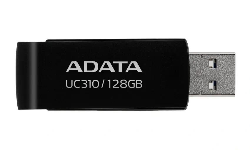 ADATA UC310 128GB USB Flash Drive - BLACK