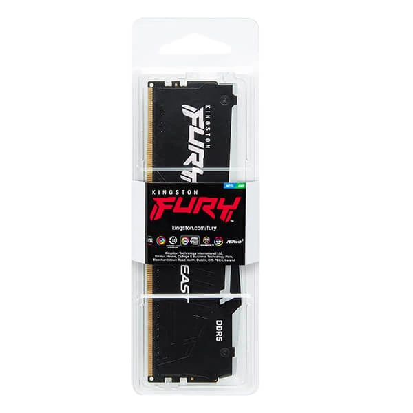 ذاكرة الوصول العشوائي KINGSTON FURY BEAST سعة 8 جيجابايت وتردد 5600 ميجاهرتز DDR5