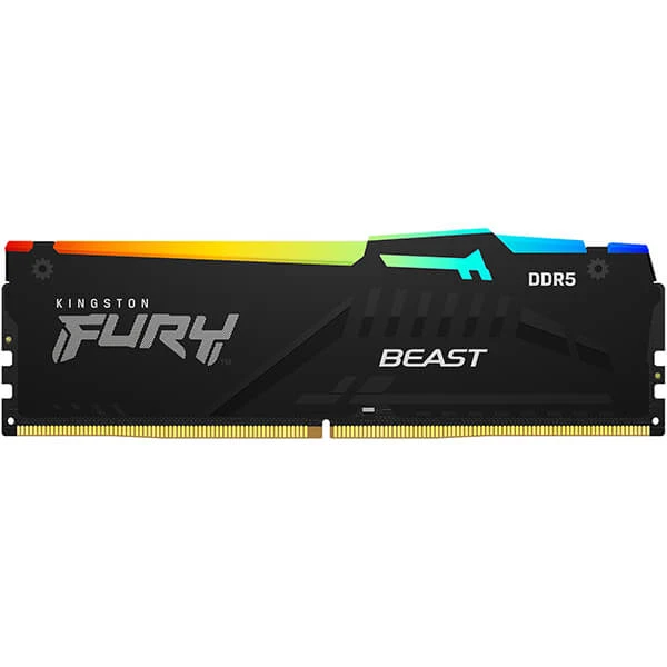 ذاكرة الوصول العشوائي KINGSTON FURY BEAST سعة 8 جيجابايت وتردد 5200 ميجاهرتز DDR5 RGB