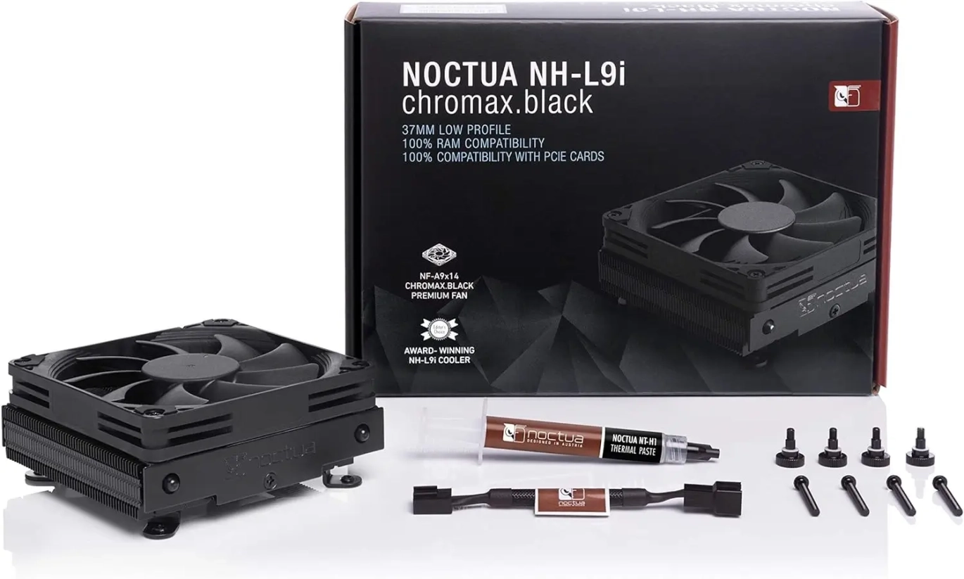 Noctua NH-L9i chromax Black - Premium Low-Profile CPU Air Cooler
