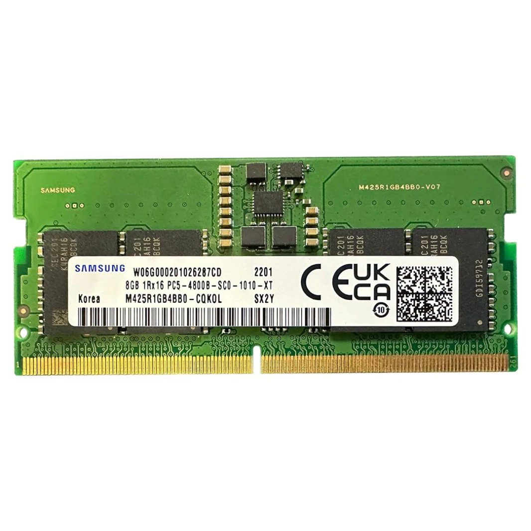 ذاكرة كمبيوتر محمول سامسونج DDR5 SODIMM سعة 8 جيجابايت بسرعة 4800 ميجاهرتز