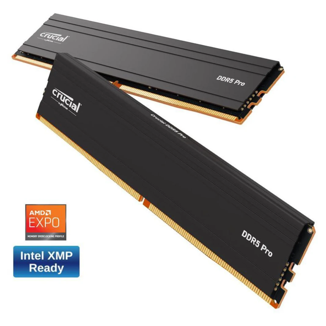 ذاكرة سطح المكتب Crucial Pro 64GB (2 × 32GB) DDR5 5600