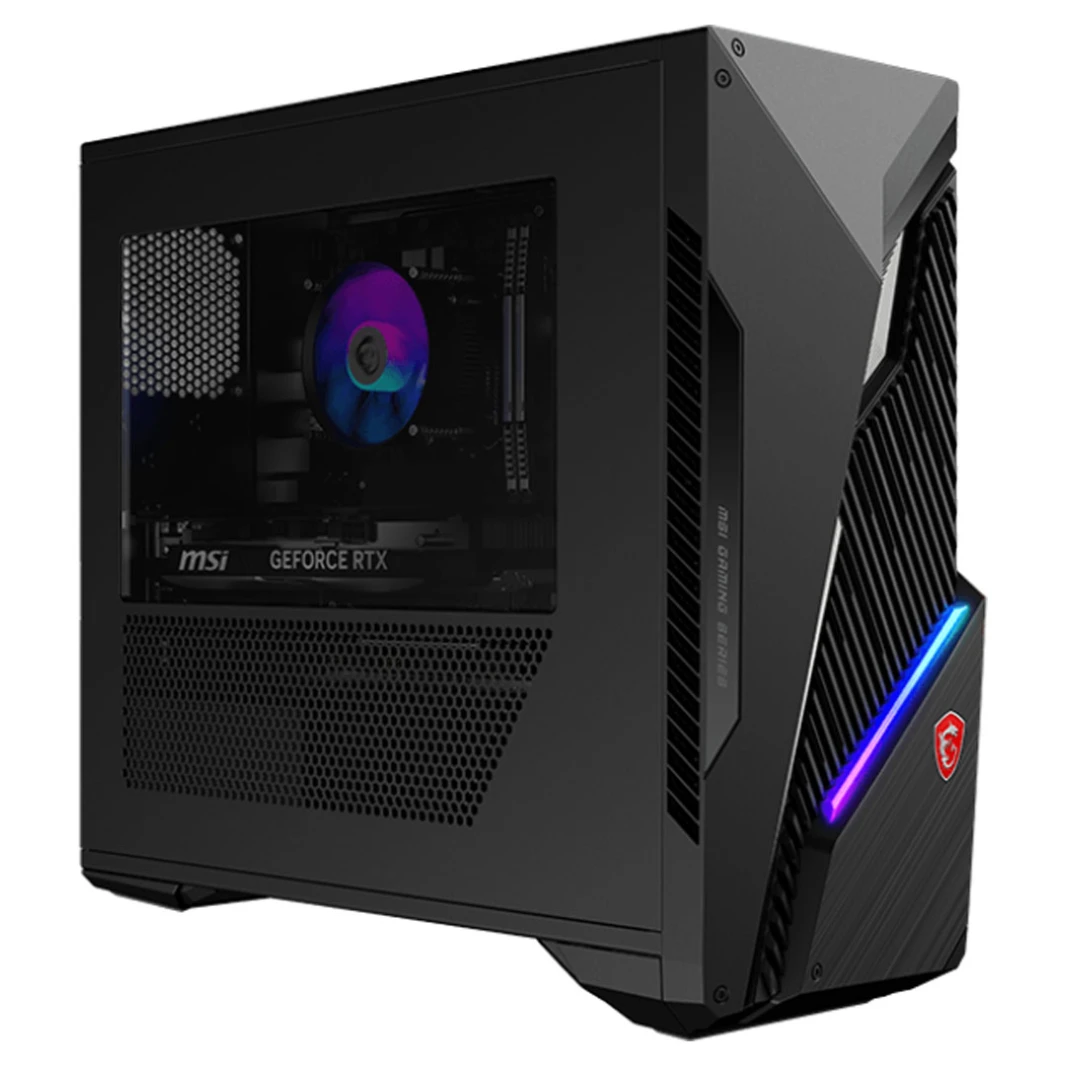 كمبيوتر سطح المكتب MSI MAG Infinite S3 للألعاب - Intel Core i7-14700F، NVIDIA RTX 4060 Ti، 16 جيجابايت DDR5، 1 تيرابايت SSD، Wi-Fi 6E، Windows 11 Home، ضمان لمدة عامين