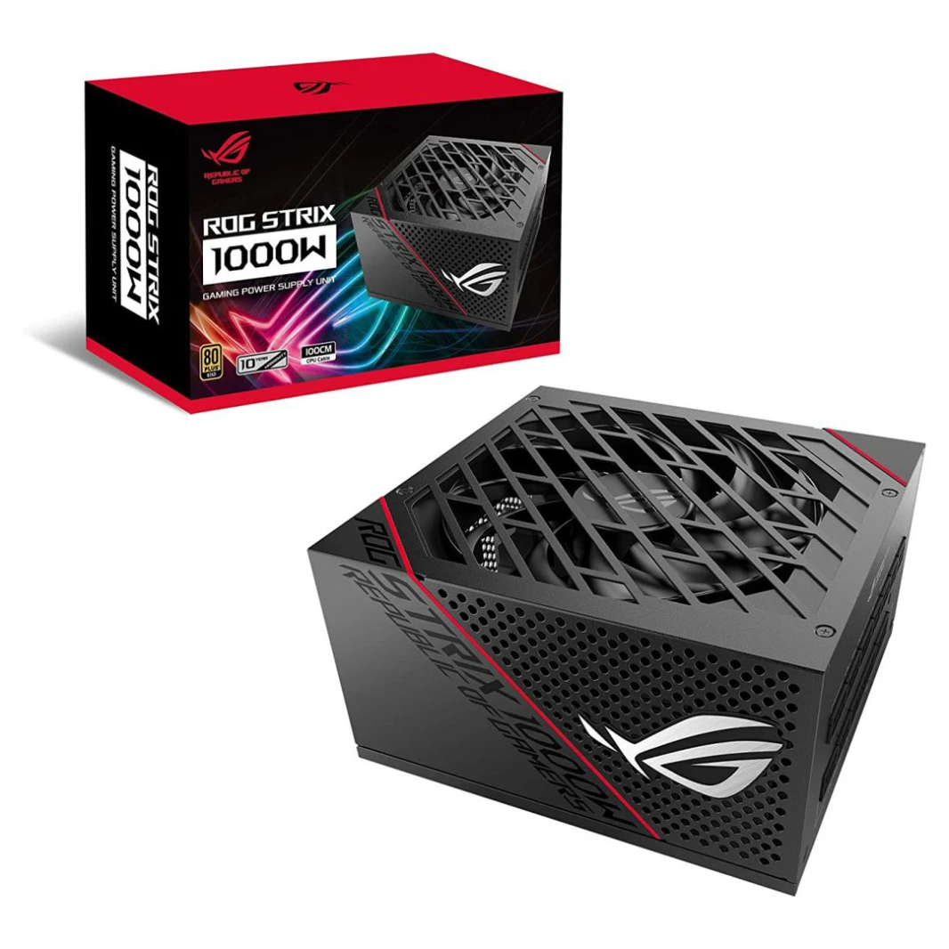ASUS ROG Strix 1000W: مزود طاقة 80+ Gold قابل للتعديل بالكامل بتصميم أنيق