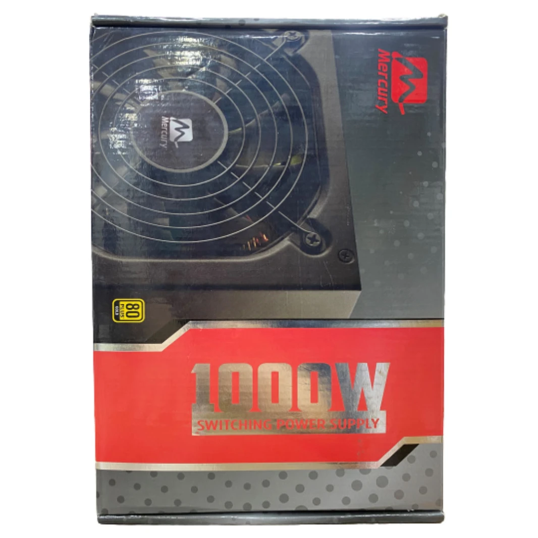 مزود الطاقة MERCURY POWER SUPPLY M1000-GSM: مزود طاقة معتمد من 80 Plus Gold بقوة 1000 وات