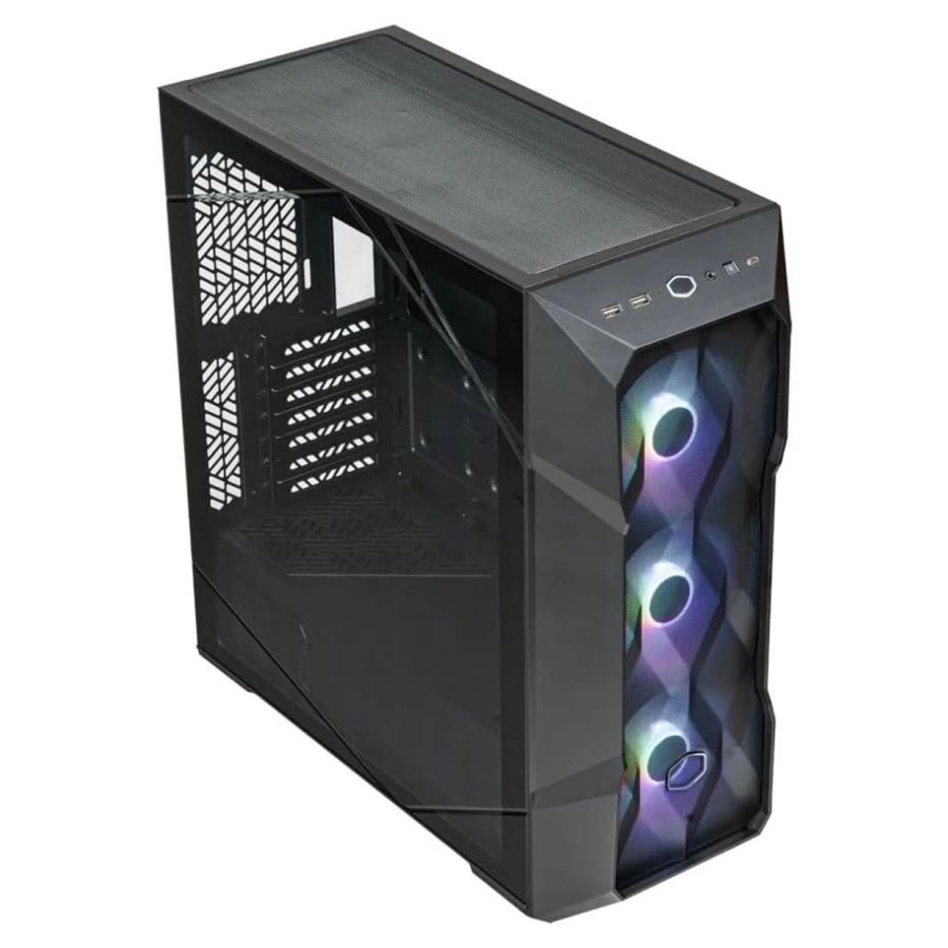 علبة ألعاب COOLER MASTER MASTERBOX TD500 MESH V2 (أسود) ARGB Mid Tower من الزجاج المقوى - ARGB Excellence