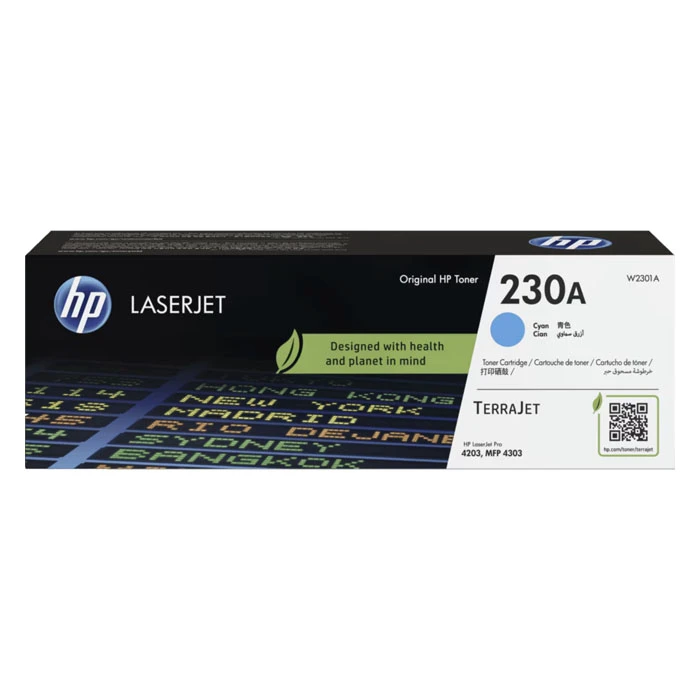 خرطوشة حبر HP 230A الأصلية باللون السماوي (W2301A)